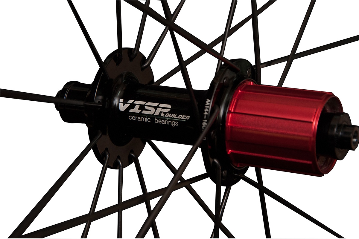 ชุดล้อเสือหมอบ VISP ALU A30 ดุมเซรามิค แบร์ริ่ง Visp Ceramic Bearing ซี่ลวดแบนแอโร่ Aero รองรับโม่ Shimano 8-11สปีด