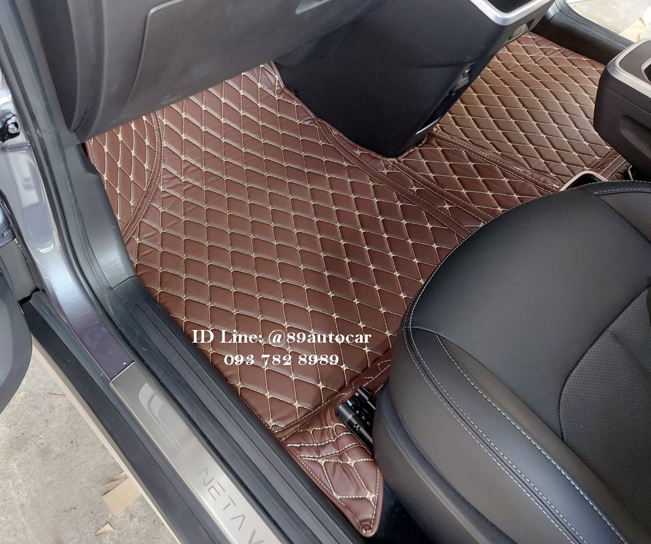 พรมรถยนต์ Neta V ปูพรม6D สีกาแฟ เต็มคัน