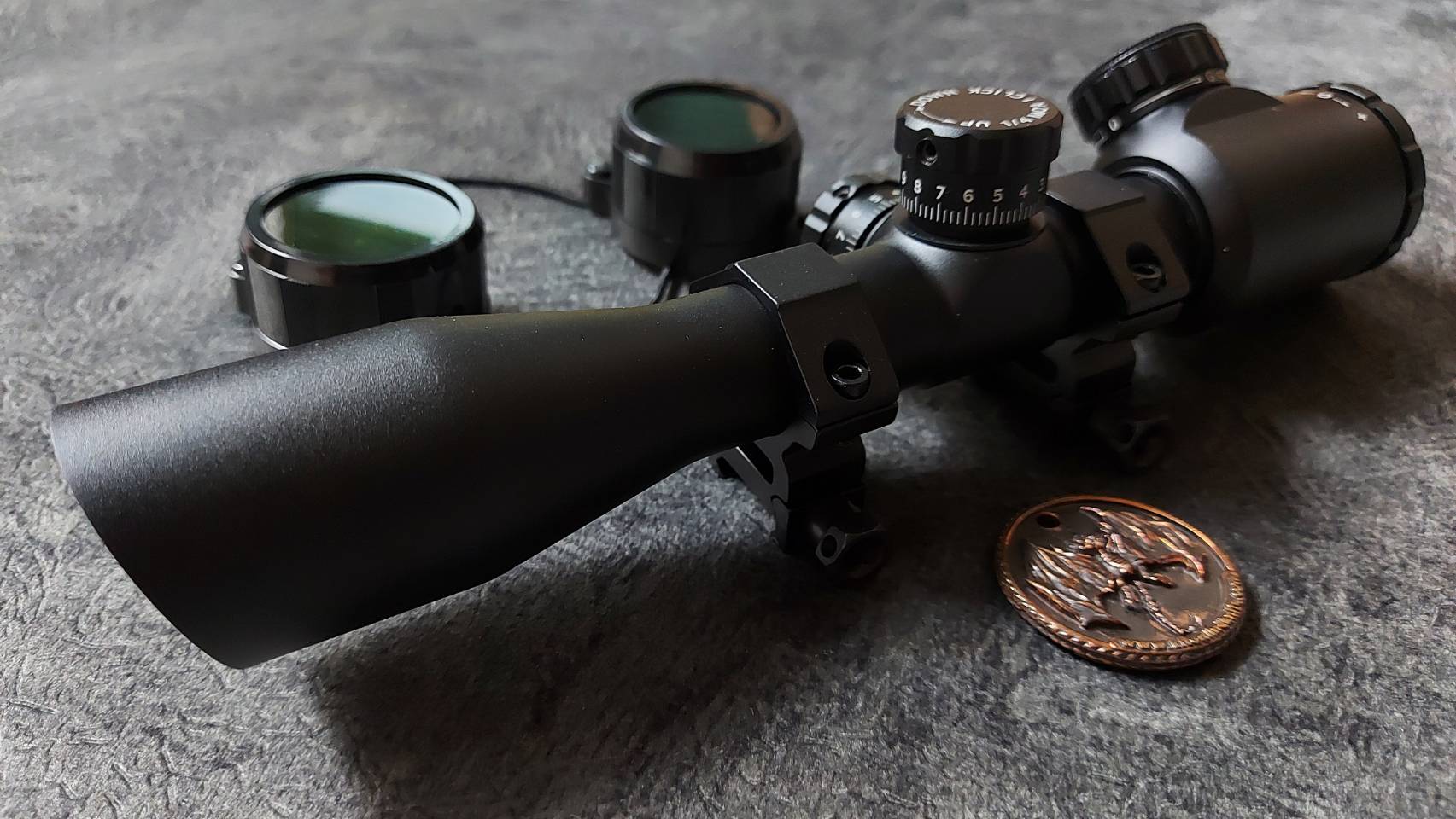 SCP TAC 4X32 IR RINGS BLK