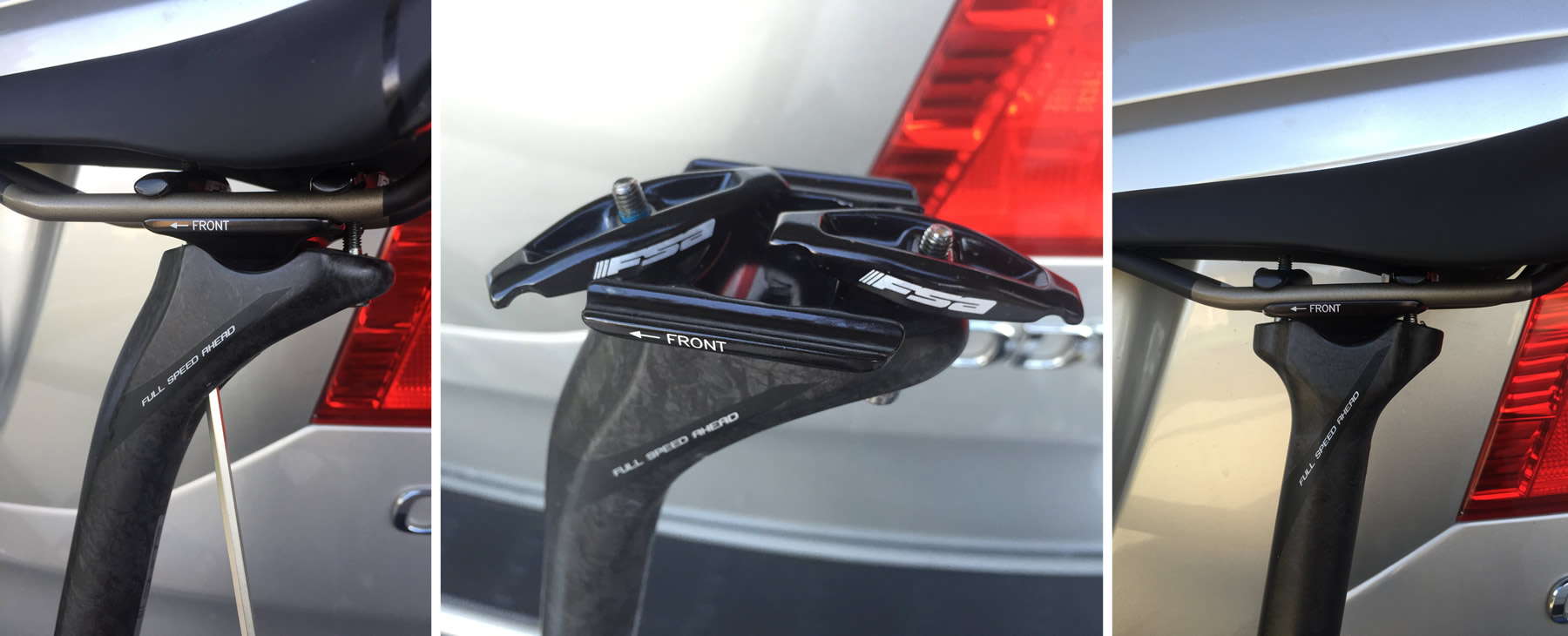 FSA KFORCE SB25 หลักอานเยื้องหลัง, หมอบ,ขนาด 27.2x350mm,31.6x350mm(เยื้อง 25mm)