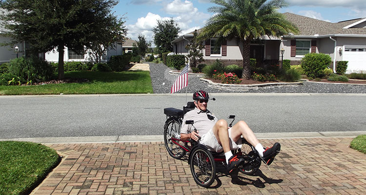 จักรยานนอนปั่น MOTRIKE Recumbent Bicycle Trikes BIKE, พับได้ 3 wheel 27สปีด, M-009, MY2025