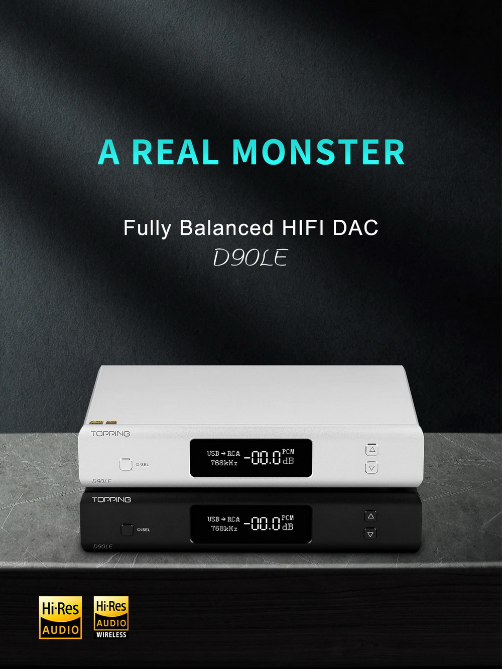 Topping D90LE Fully Balanced DAC รองรับ Dual Hi-Res ประกันศูนย์ไทย
