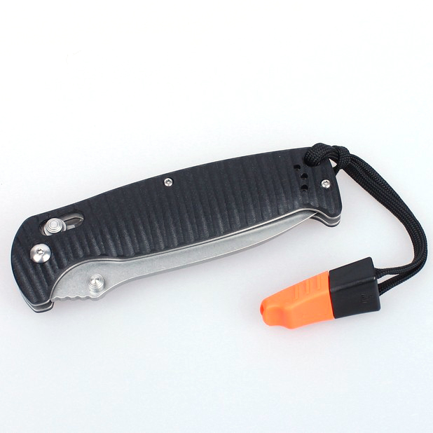 มีดพับ Ganzo รุ่น G7412P-BK-WS สีดำ ด้ามสีดำ ของแท้ 100%