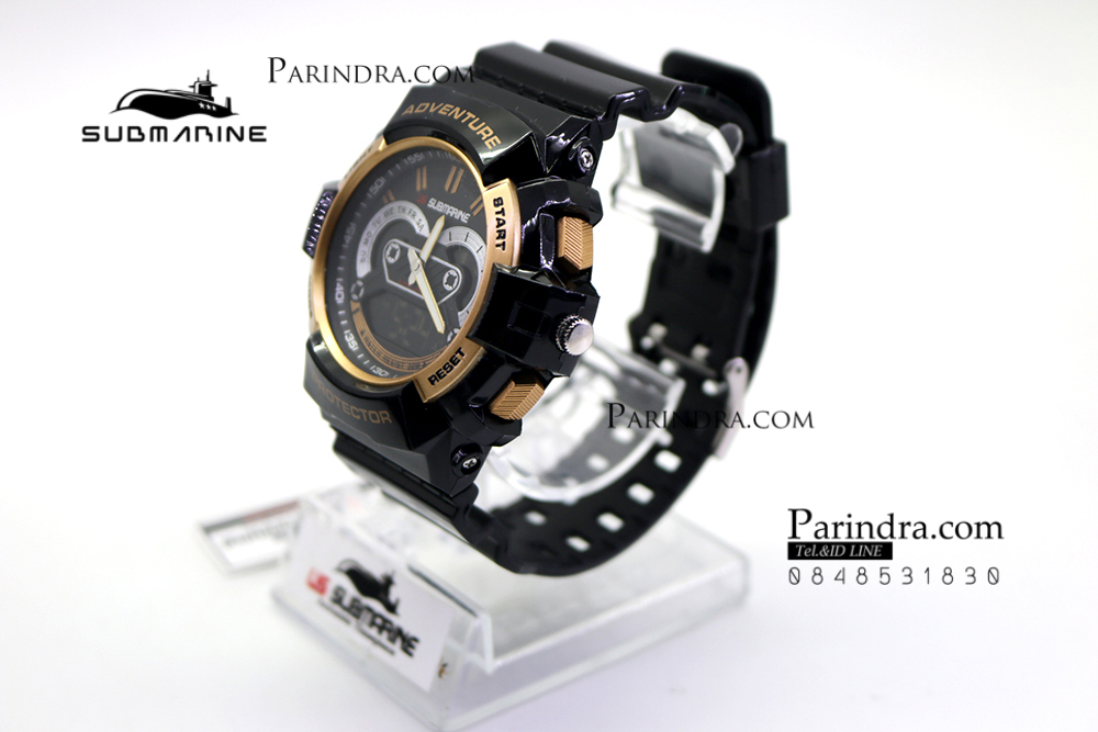 นาฬิกา US submarine TP3160M ดำ-ทอง