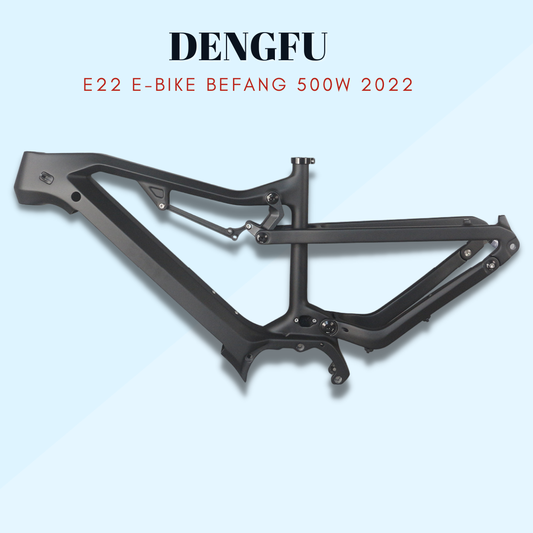 Dengfu E22 E-bike full suspension mtb frame carbon bike bicicleta aro 27.5/ 29er 2022