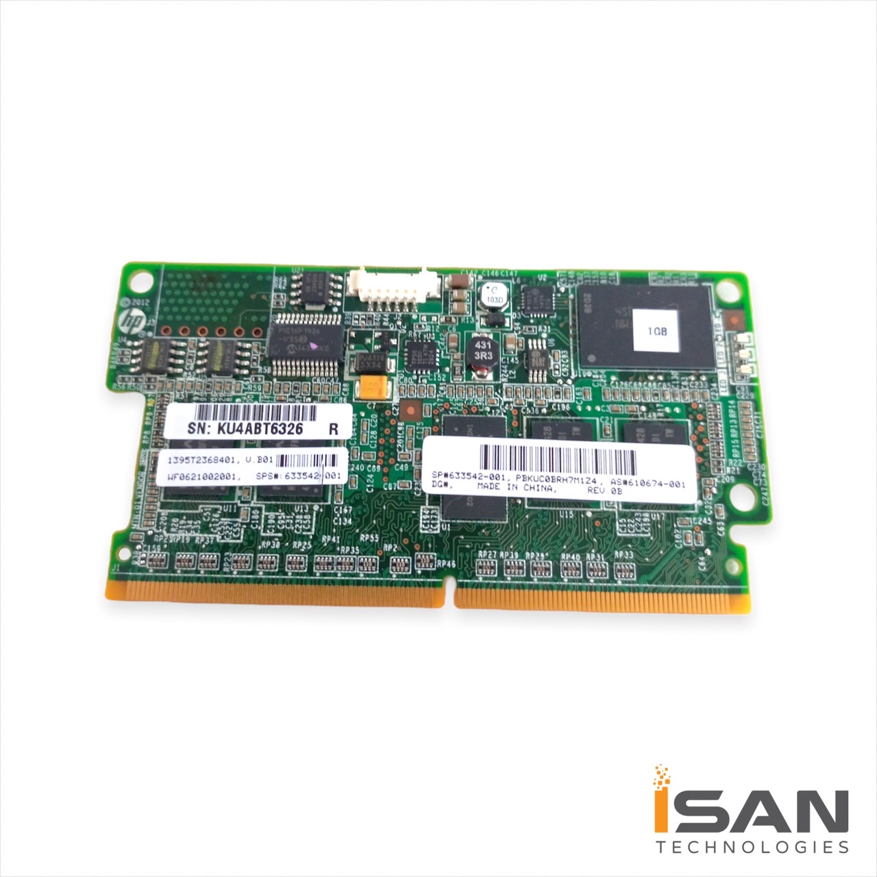 633542-001, 610674-001 HPE 1GB P-Series Smart Array Flash Backed Write Cache Module For Gen8