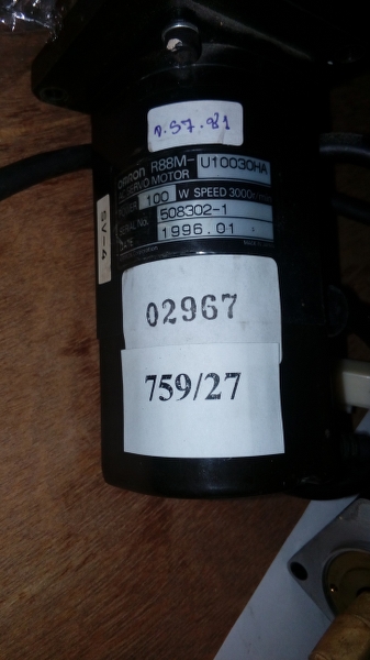 R88M-U10030HA SERVO MOTOR " OMRON "