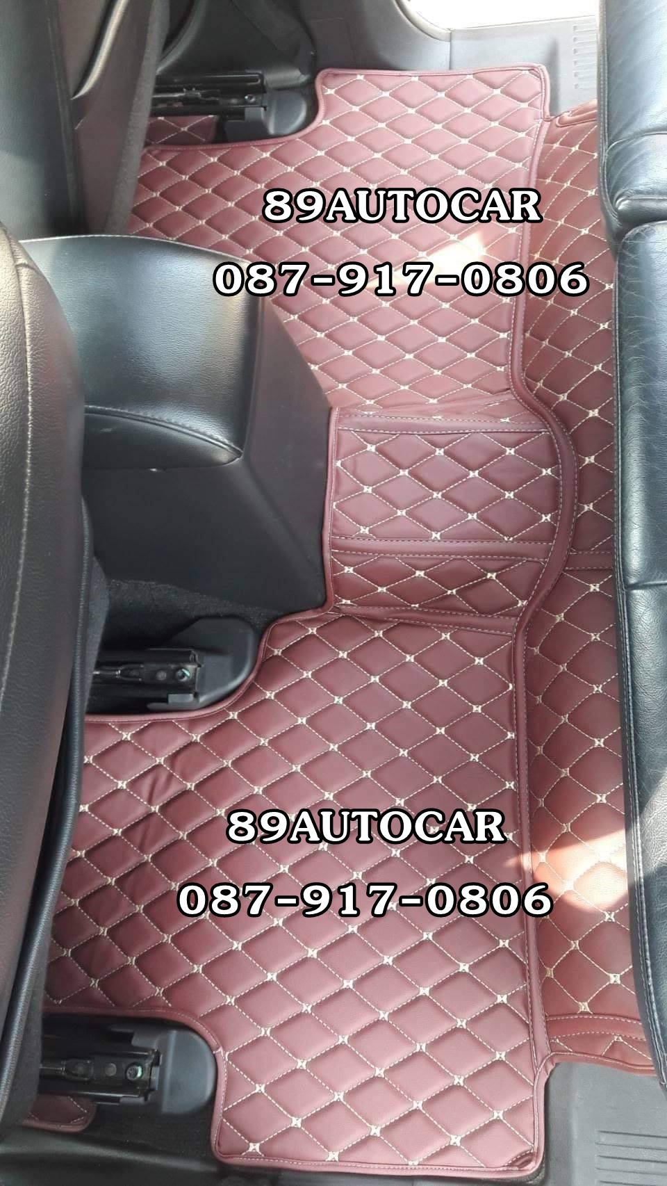 พรม6D ปูพื้นรถยนต์ Mitsubishi Pajerosport 2016-2022 เข้ารูป เต็มคัน