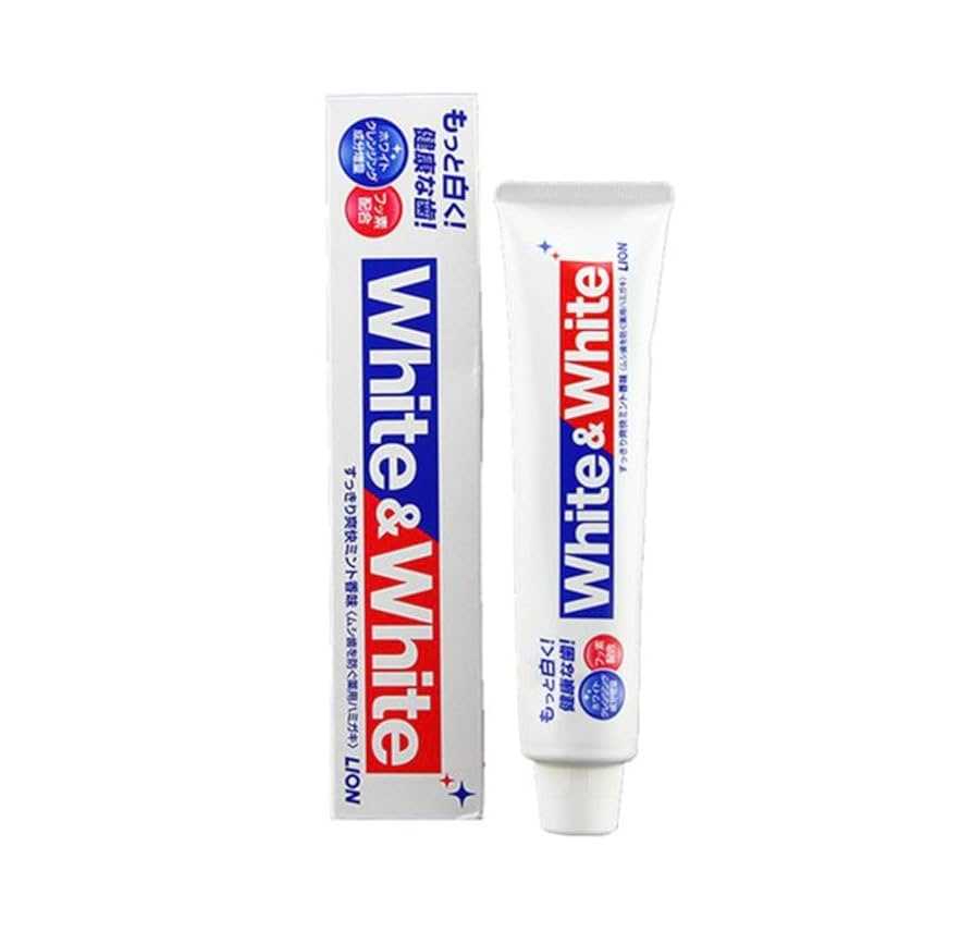✨ ยาสีฟันไวท์แอนด์ไวท์ Lion White & White Toothpaste ขนาด 150g ✨