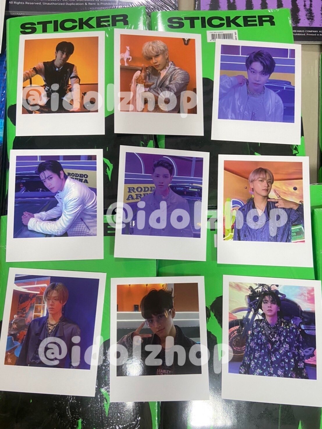 พร้อมส่ง Polaroid NCT127 Sticker Event (1 ชุดได้พลล 9 ใบ)