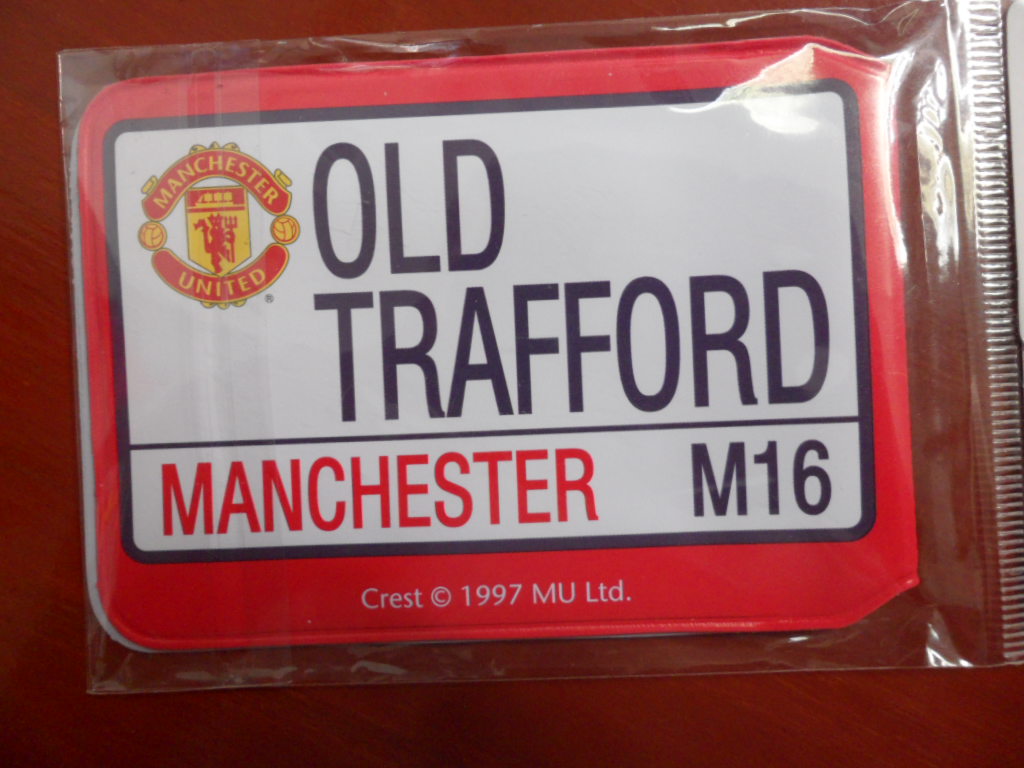 ซองพับใส่บัตร ฟุตบอล สโมสรแมนเชสเตอร์ ยูไนเต็ด - ตราสโมสร MUFC ใหม่ / MANCHESTER UNITED Football Club Travel Card Wallet - MUFC Logo NEW