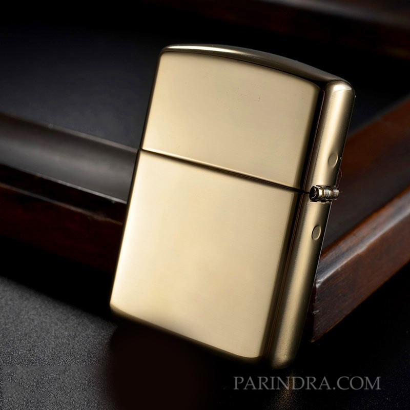 ไฟแช็ค Zippo แท้ สีทองอร่าม " Zippo 169 Armor Case, High Polish " แท้นำเข้า 100%
