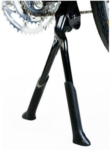 ขาตั้งกลางคู่ MASSLOAD รุ่น KA56 จับตรงกลางเฟรม ปรับความยาวได้ 16"-29" นิ้ว Double leg kickstand มีสีดำและสีเงิน วัสดุอลูมิเนียม