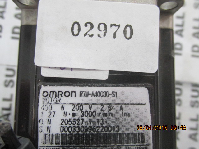 R7M-A40030-S1 SERVO MOTOR “ OMRON ”