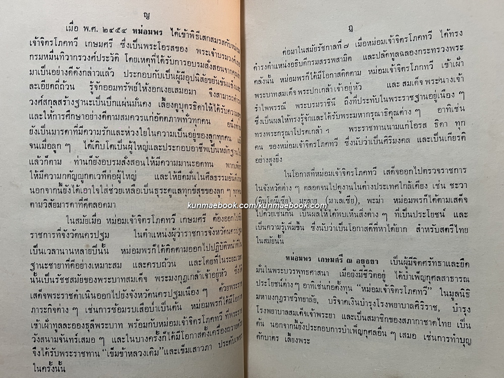 วิญญาณแห่งมนุษย์ ของ หม่อมเจ้าจิตรโภคทวี เกษมศรี / อนุสรณ์ หม่อมพร เกษมศรี ณ อยุธยา