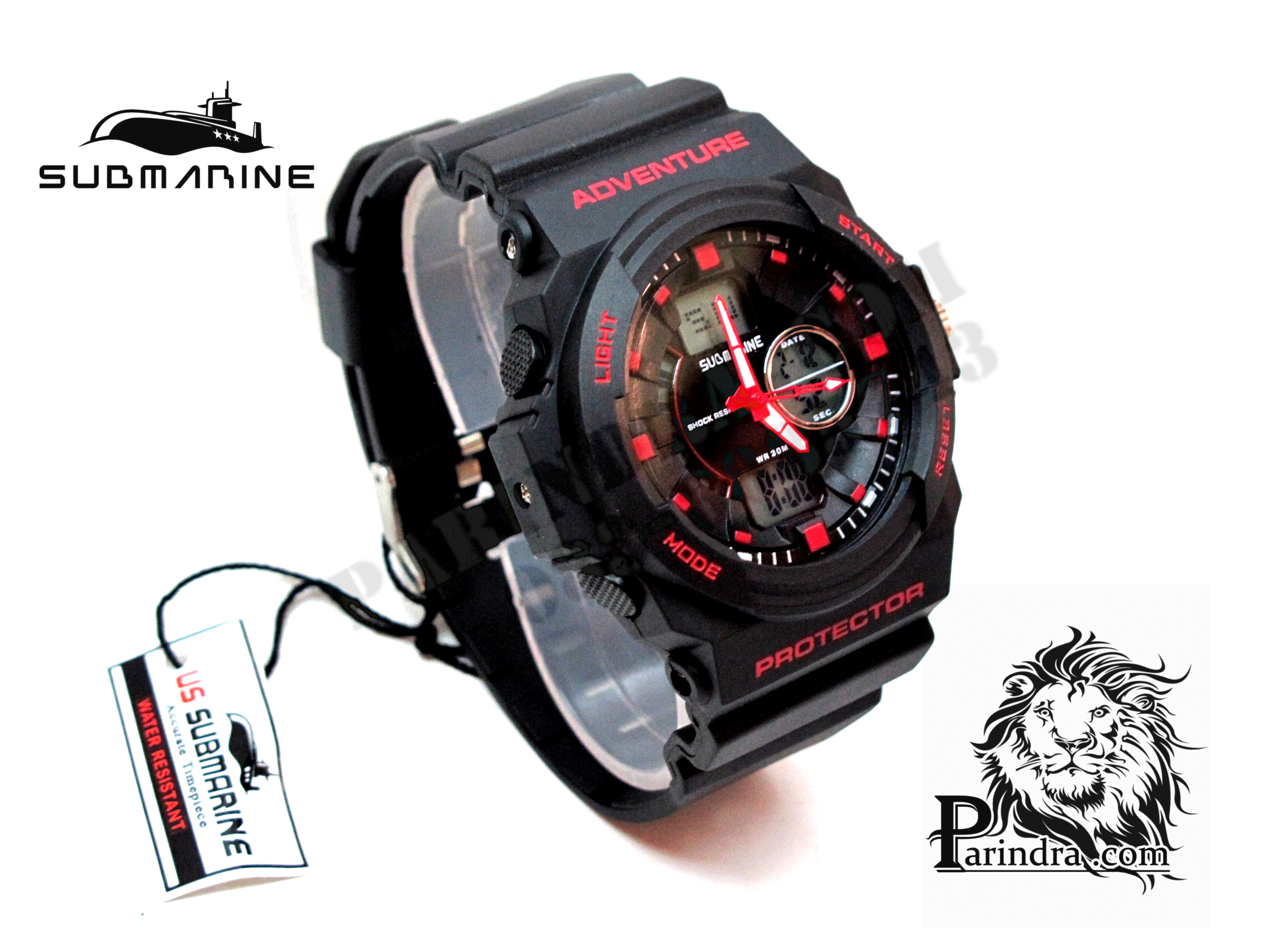 นาฬิกา US submarine Aventure Protecter รุ่น TP3141M สีดำแดง