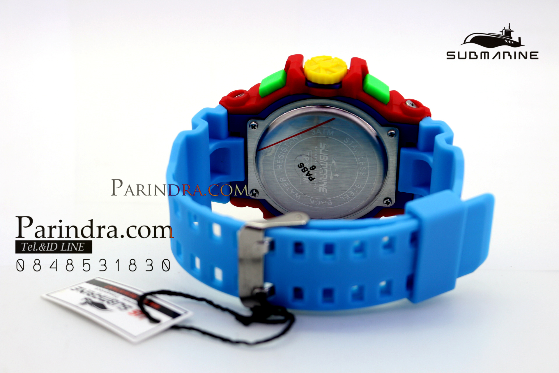 นาฬิกาข้อมือ US submarine Protector รุ่น TP3183M สีแดงสายฟ้า