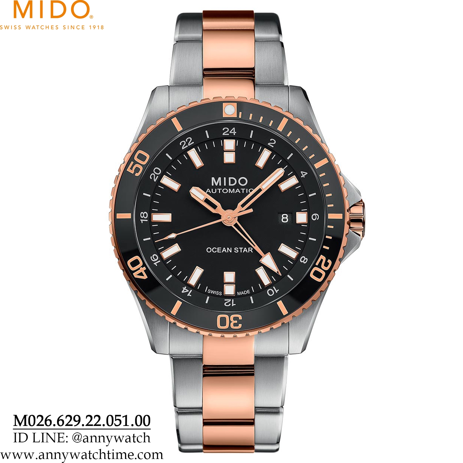 MIDO M026.629.22.051.00