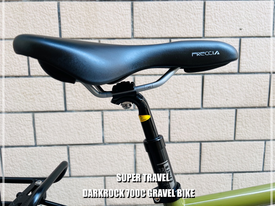 จักรยานกราเวล DARKROCK SUPER TRAVEL 700C GRAVEL BIKE 700C เกียร์ดุม NEXUS ไฟหน้า LED