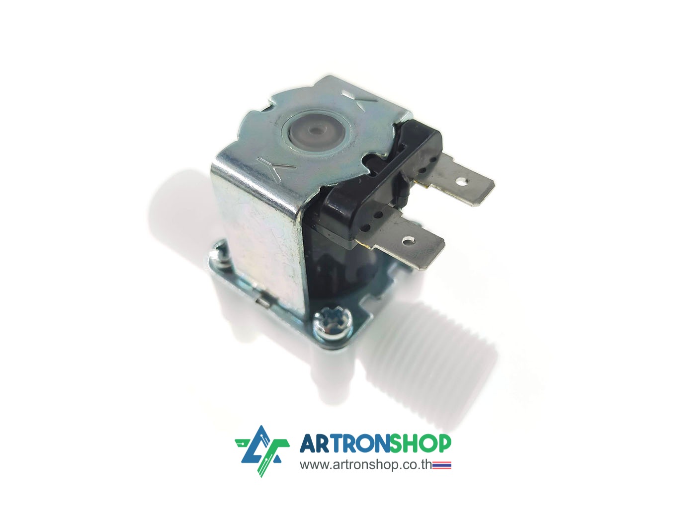 โซลินอยด์วาล์ว 12V ขนาด 4 หุน 1/2 นิ้ว ปกติปิด