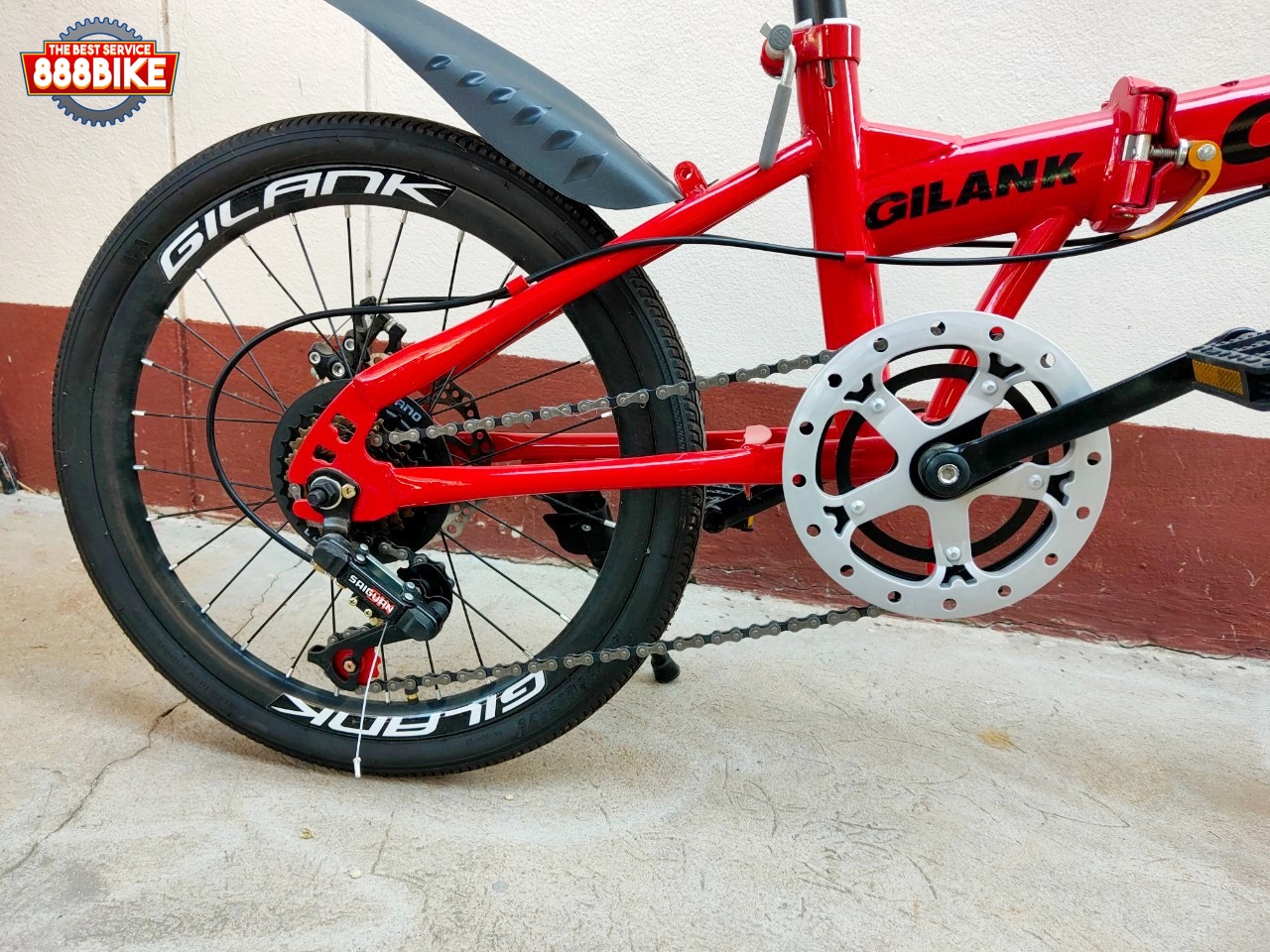 จักรยานพับได้ GILANK เฟรมเหล็ก ชุดเกียร์ 7สปีด (ตัวโชว์)