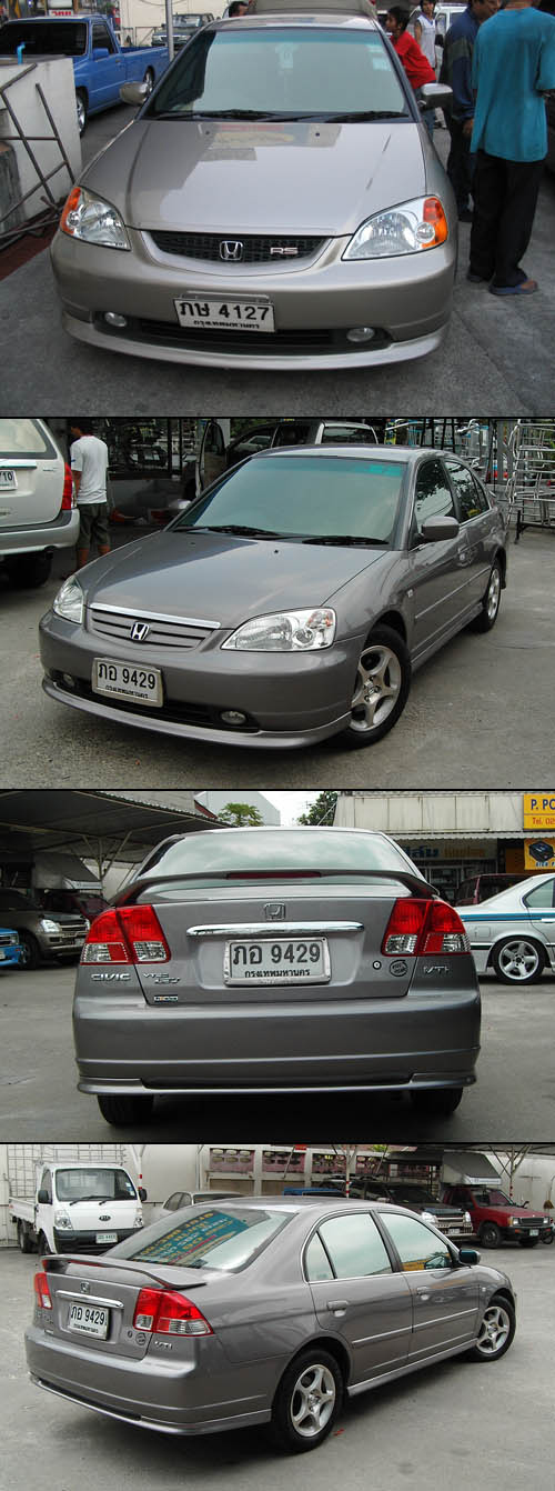 ชุดแต่ง HONDA CIVIC : ชุดแต่ง RS STYLE CIVIC 2001