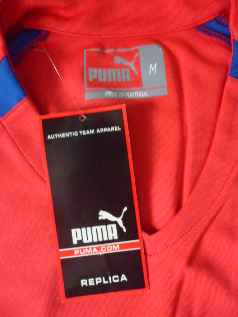 เสื้อฟุตบอล ทีมชาติสาธารณรัฐเช็ค ชุดเหย้า ชุดลุยศึกยูโร 2004 ใหม่ M-Size / CZECH REPUBLIC Football Shirt Home Kit EURO 2004 Jersey NEW M-Size