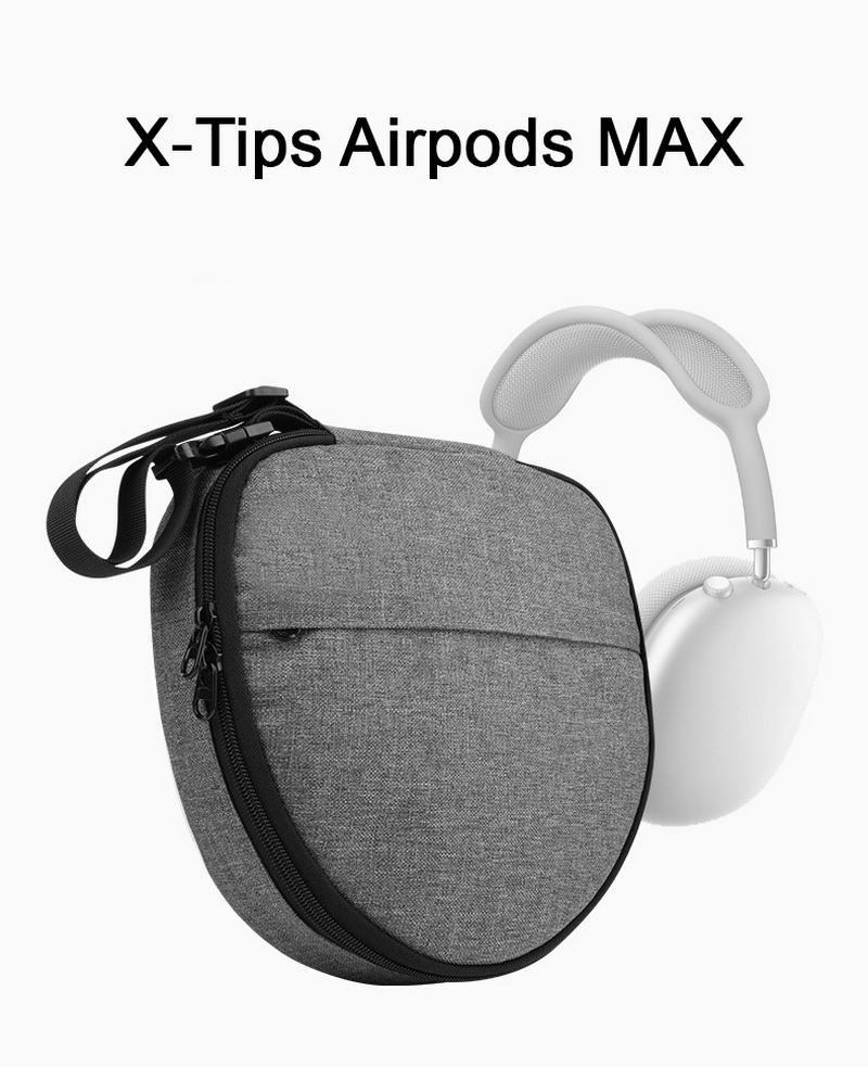 ขาย X-Tips Airpods MAX เคสหูฟังกระเป๋าซิบสำหรับปกป้อง Airpods MAX ตัวโปรดของคุณ
