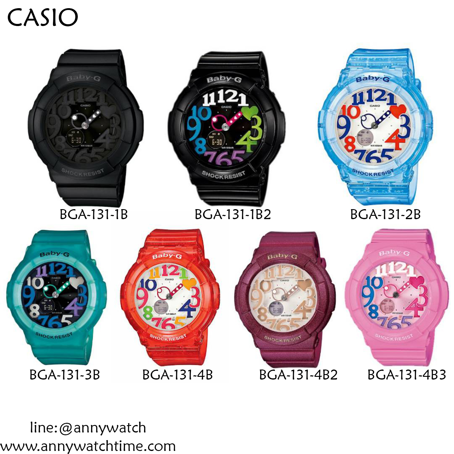 BABY-G BGA-131-9B