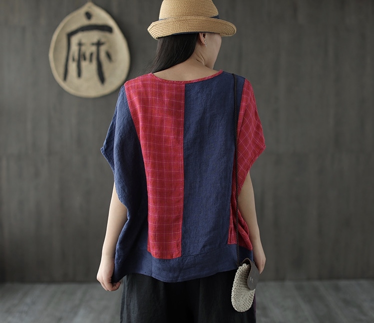 เสื้อผ้าลินินแต่งผ้าต่อลาย
