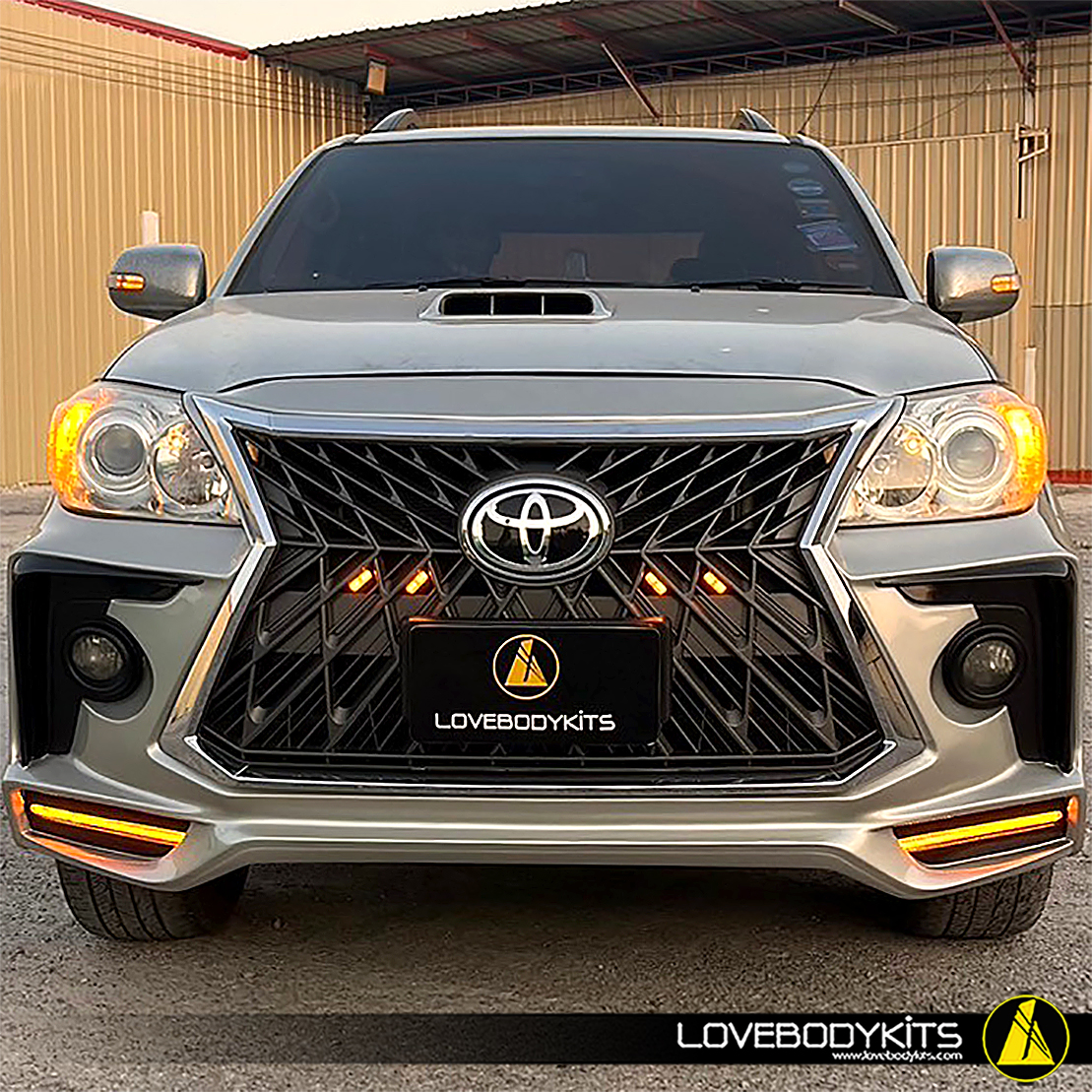 กันชนหน้า LX STYLE : FORTUNER 2005-2011