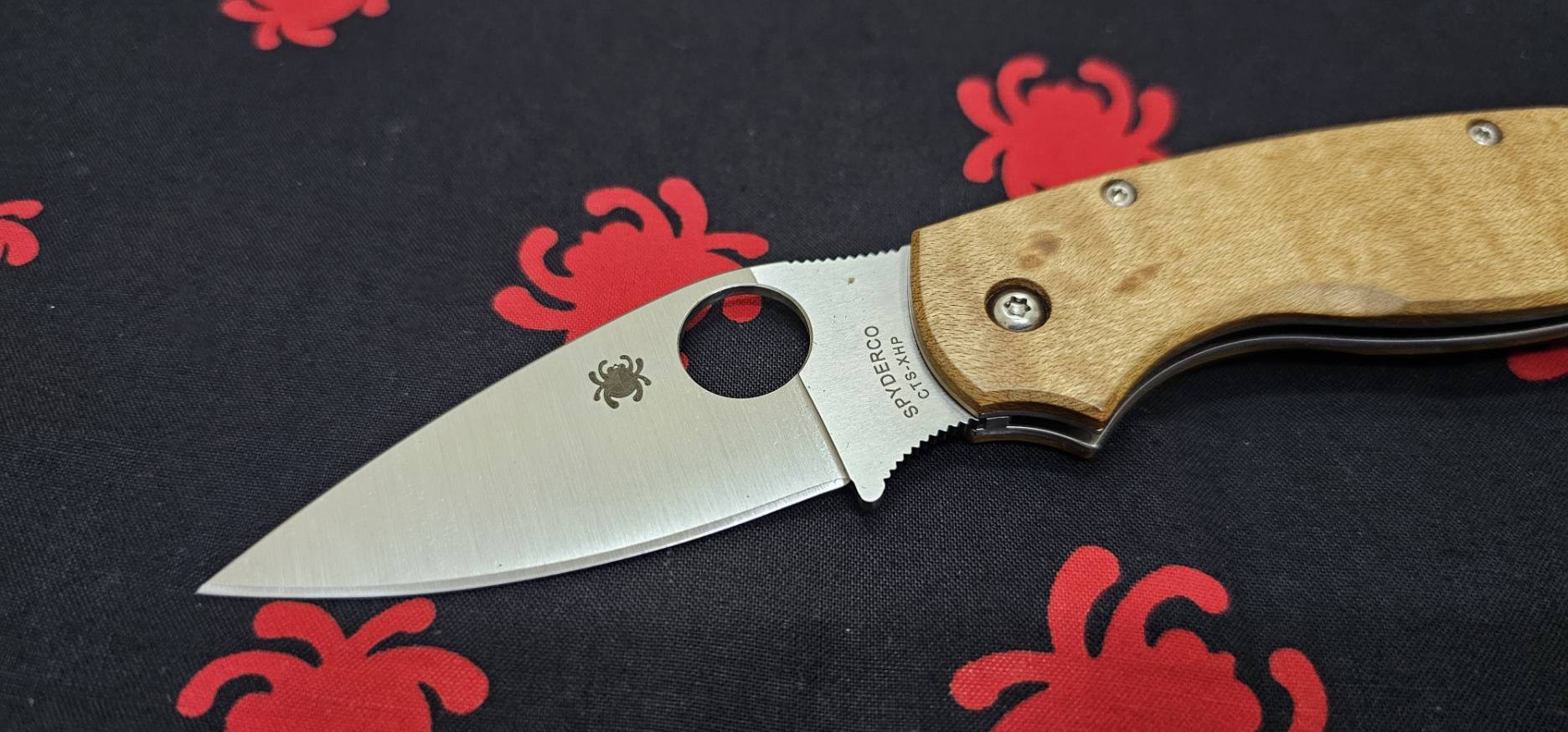 Spyderco Chaparral SlipIt Knife Maple Wood (2.81" Satin CTS-XHP)