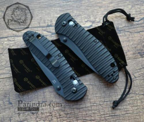 ขายมีดพับ Ganzo กานโซ่ รุ่น G7393-BK สีดำสนิท ของแท้ 100%