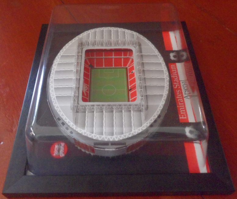โมเดลสนามฟุตบอล สโมสรอาร์เซนอล - สนามเอมิเรตส์ สเตเดี้ยม ใหม่ / ARSENAL Football Club Football Stadium Model - EMIRATES Stadium NEW