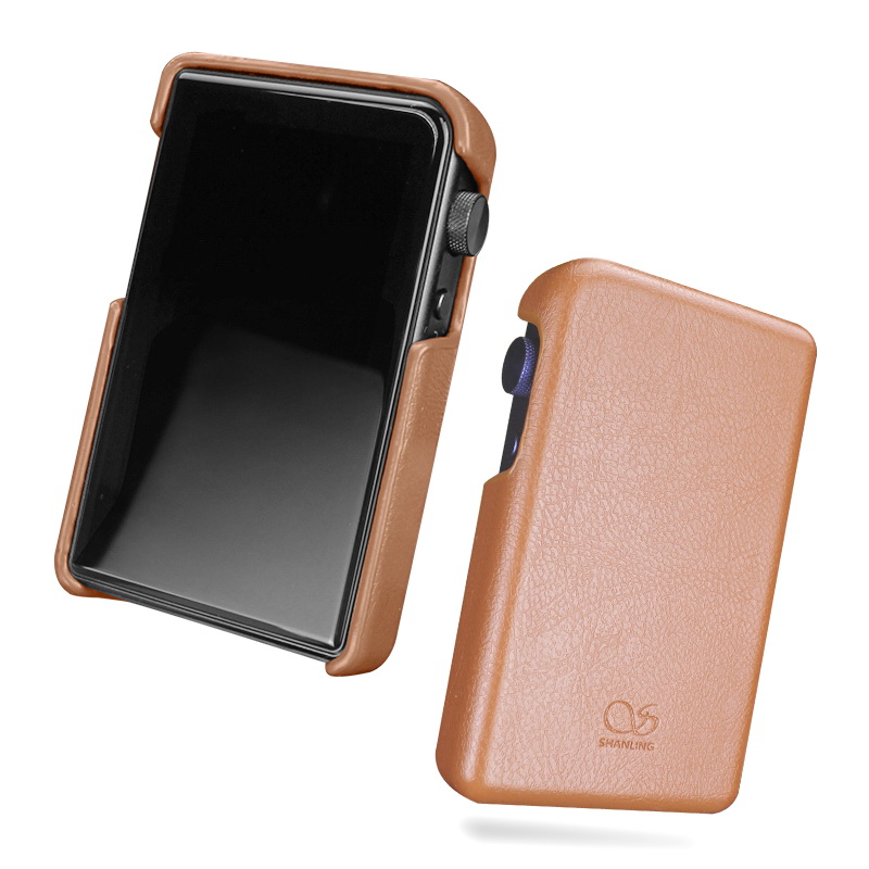 **สินค้ามีตำนิ** เคสหนังสำหรับ Shanling M2s ช่วยป้องกันเครื่องเล่นจากรอยขีดข่วน