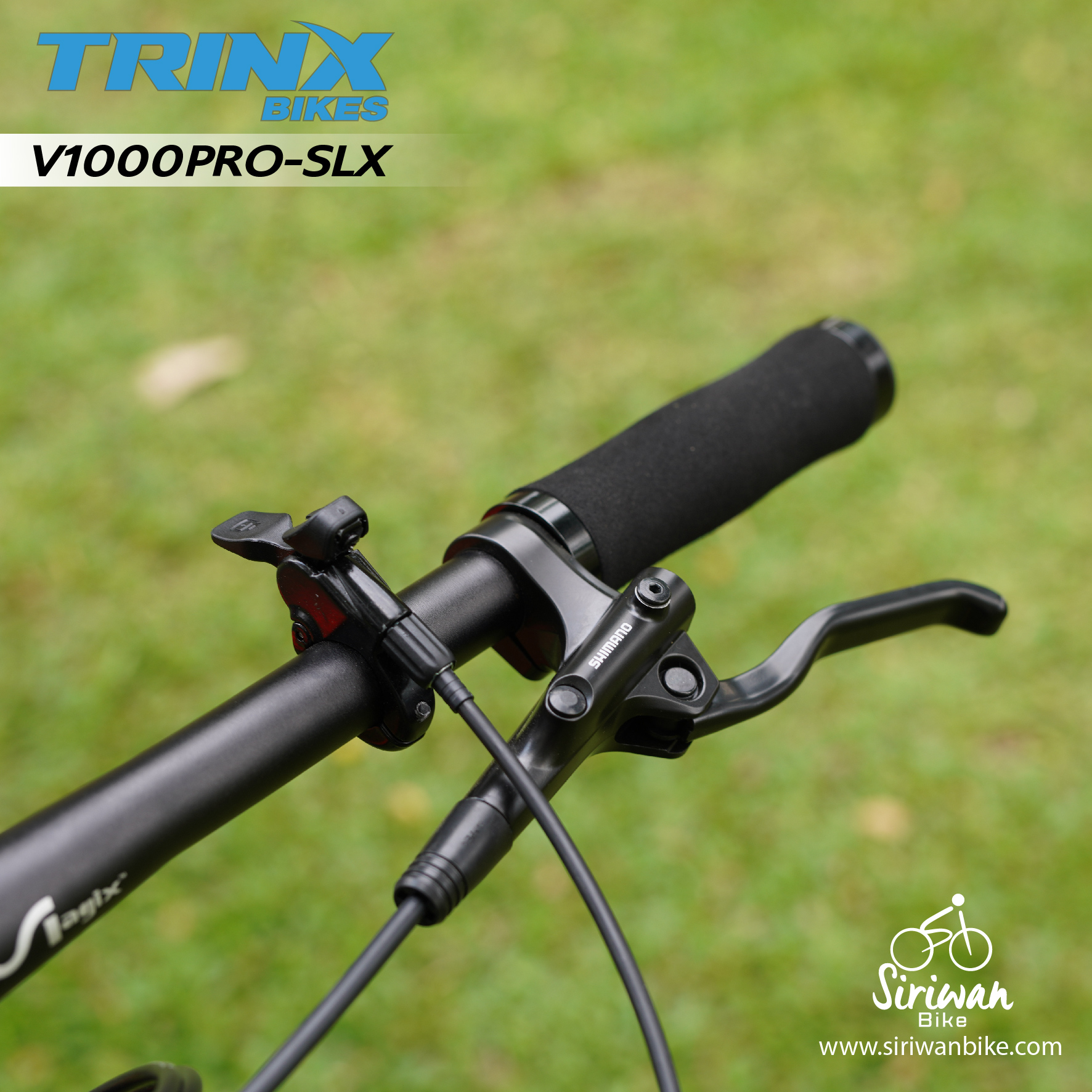 จักรยานเสือภูเขา TRINX V1000 Pro Thru-Axle 29er wheelset, CARBON Frame, 29er 12สปีด เกียร์ SLX TRINX MY2022