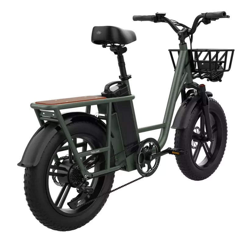 จักรยานไฟฟ้า Fiido T1 CARGO Utility Electric Bike Fat tires เกียร์ 7สปีด แรง 750วัตต์ ล้อ 20นิ้ว