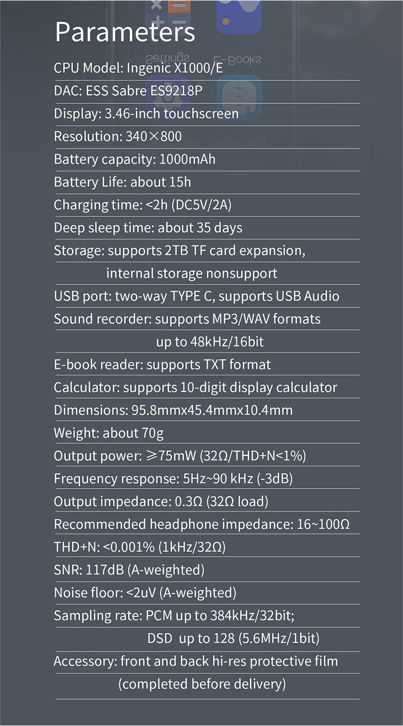 ขาย FiiO M3 Pro DAP พกพารองรับ lossless , Hi-Res , Touchscreen , บันทึกเสียง , อ่านebook ประกันศูนย์ไทย