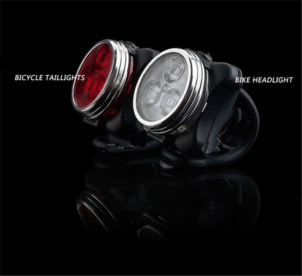 ไฟหน้าซิลิโคน Zecto Drive LED fRONT Light ( USB ReCharge),HJ-030 มีสีขาว(สีแดงหมด)