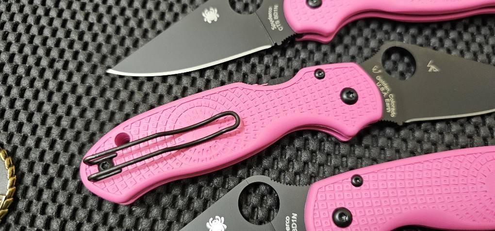 Spyderco Para 3 Lightweight Compression Lock Pink FRN