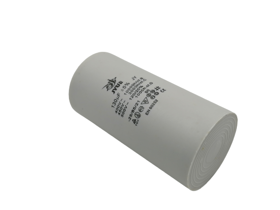 คาปาซิเตอร์ 130uf 450v.(กลม-สายไฟ)