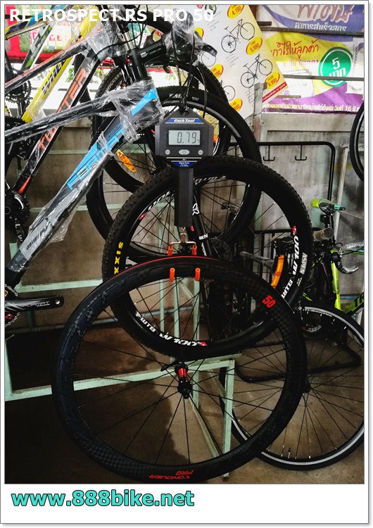 ชุดล้อเสือหมอบ คาร์บอน RETROSPEC CONDUER PRO Carbon Wheelset (RS PRO) ขอบ 50 ,700C ,S483