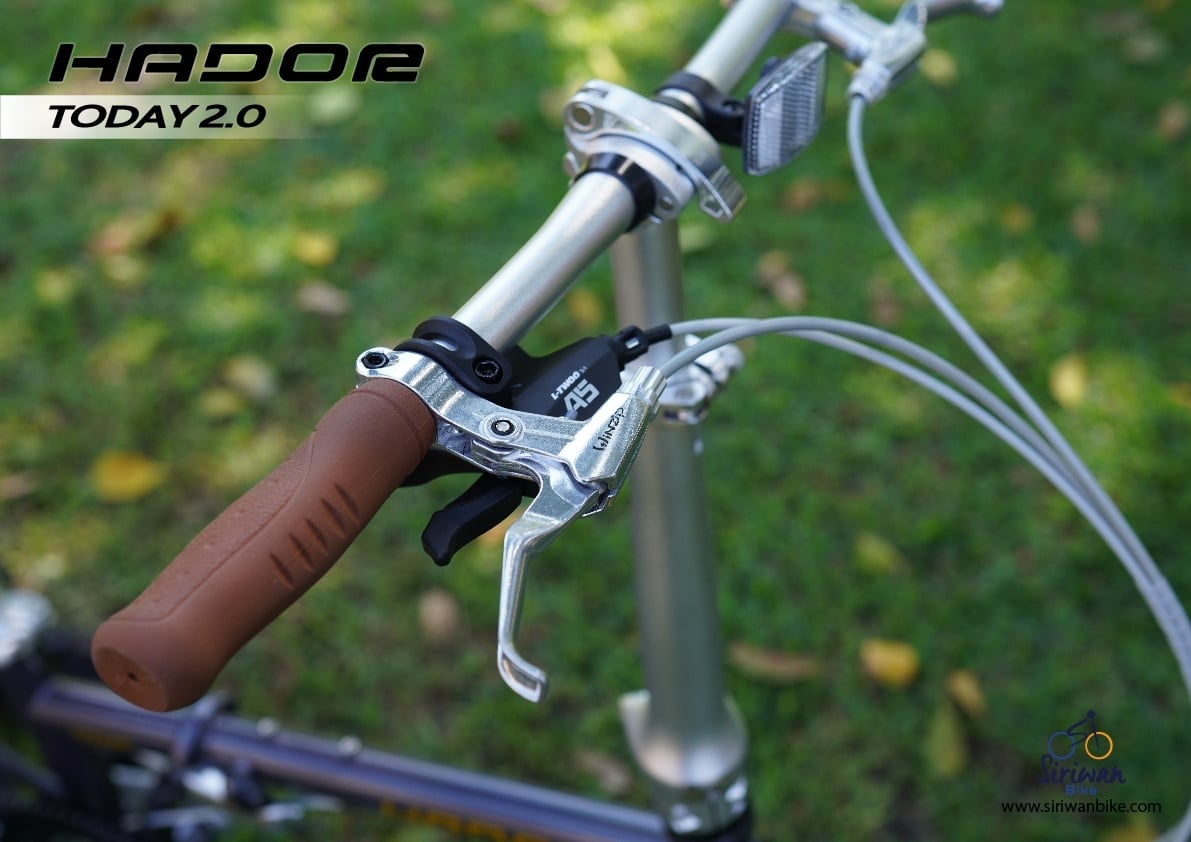 จักรยานพับได้ HADOR TODAY 2.0 Folding bike ล้อ 20" ชุดเกียร์ LT-Woo A5 9 สปีด เฟรม CHROMOLY
