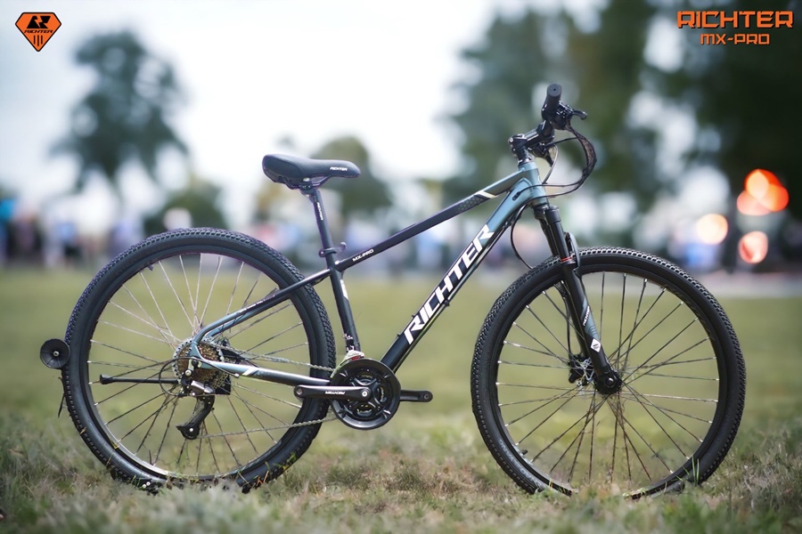 จักรยานเสือภูเขา RICHTER รุ่น MX-PRO เฟรมอลูมินั่มซ่อนสาย ชุดขับเคลื่อน SHIMANO ALTUS 27SP ขนาดวงล้อ 29 นิ้ว NEW2023