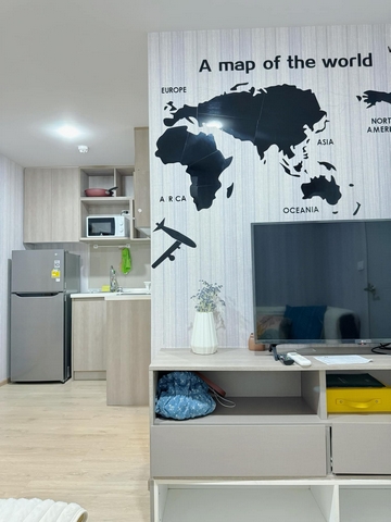 ให้เช่าคอนโด เอลลิโอ เดล มอสส์ พหลโยธิน 34 ตึกA 34.90 ตร.ม.เฟอร์ครบ แอร์ 3 ตัว มีเครื่องซักผ้าใกล้ BTS 2 สถานี