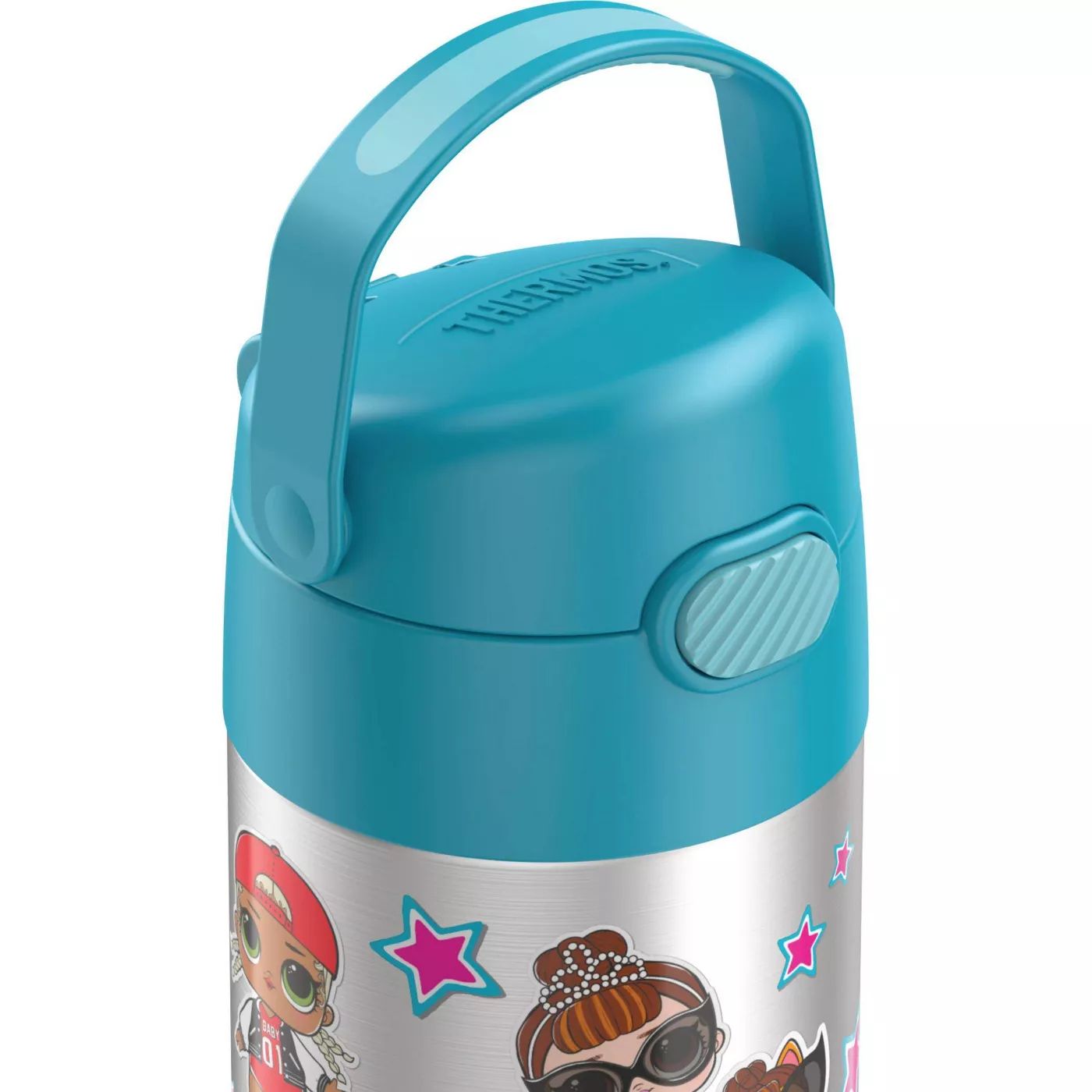 กระติกน้ำเก็บความเย็น Thermos L.O.L. Surprise! Remix 12oz FUNtainer Water Bottle with Bail Handle - Blue