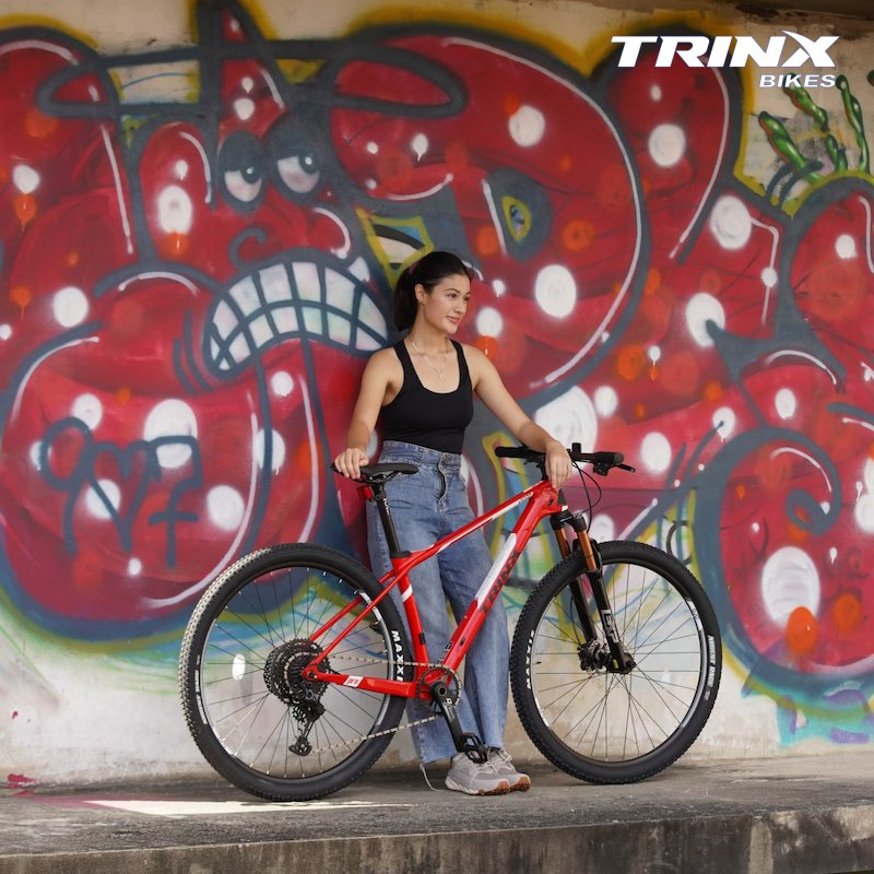 จักรยานเสือภูเขา TRINX V1000 Pro Thru-Axle 29er wheelset, CARBON Frame, 29er 12สปีด เกียร์ SLX TRINX MY2022