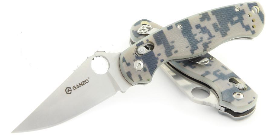 มีดพับ Ganzo กานโซ่ รุ่น Ganzo G732-CA ด้ามสีลายพราง ของแท้ 100%