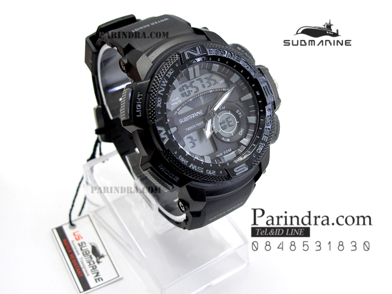 นาฬิกา US submarine Adventure Protector รุ่น TP3184M สีดำ-เทา