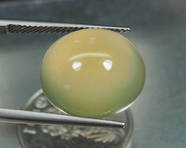 คาลซิโดนีสีเหลือง(Yellow Chalcedony) 14.40 กะรัต